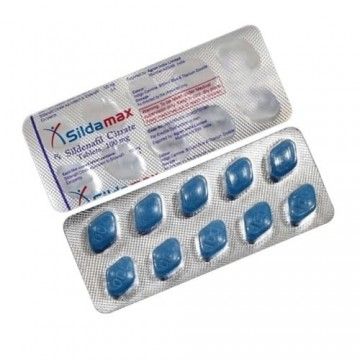 Sildamax 100 sildenafil strip met 10 blauwe erectiepillen
